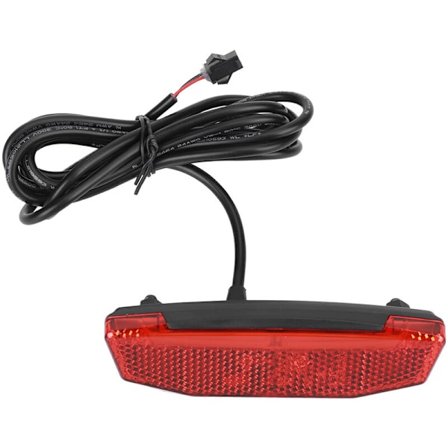 6V-60V Baklampa för Elcykel, LED Varningslampa, Nattkörning
