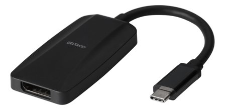 Deltaco USB-C / DisplayPort-adapter - 24 pin USB-C til DisplayPort