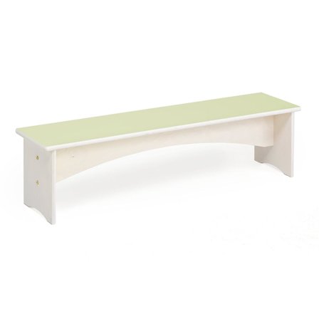 Bench seat SIGGE, 1200x300x300 mm, green