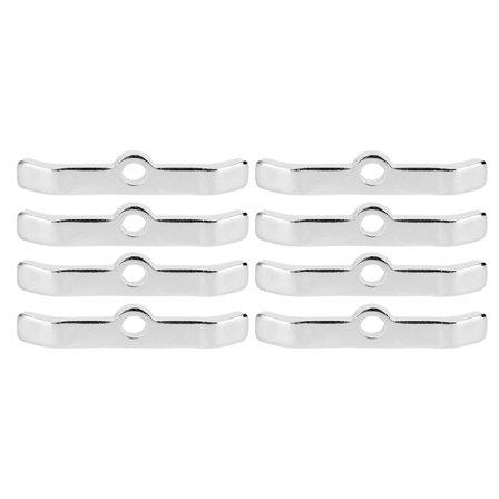 8 kpl Kromiventtiilikopan kiinnityskielekkeet Jakotangot sopivat Chevy 283 305 327 350 Hopea