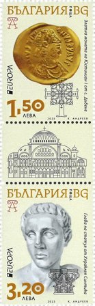 Bulgarien - EUROPA 2025 Nationale arkæologiske opdagelser - Postfrisk sæt 2v