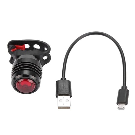 Utomhus Laddningsbar Vattentät Cykel Strålkastare Cykel Bakre Tail Front Light Hjälmlampa