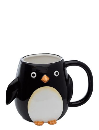 Puckator Shaped Mug - Black - ONE SIZE