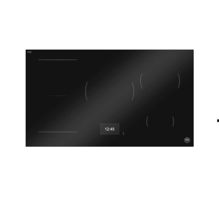 Bertazzoni P905I1M37NT Super-Premium induktionskogeplade 90 cm, 5 zoner - Sort, glas | KitchenOne