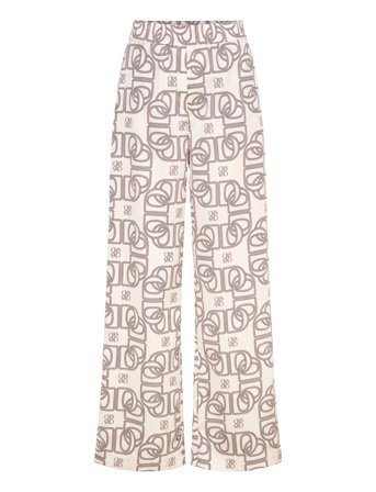 Dante6 | Dante6-Teo Logo Printed Wide Leg Pants | 40