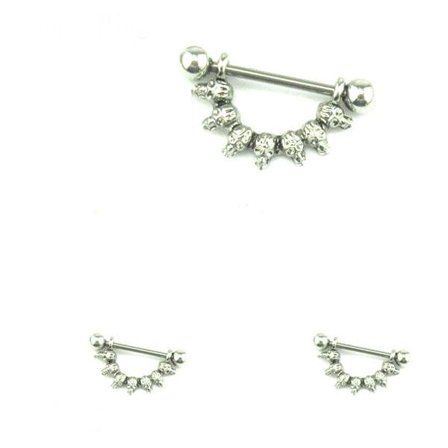 Stål Bröstpiercing Smycken Body Smycken 1 st