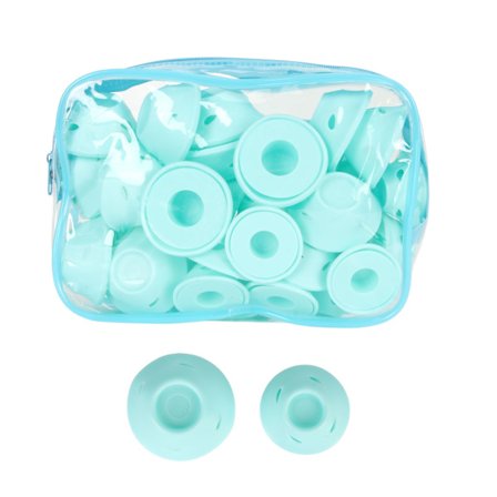 40 kpl Hiusten Kierrettä Turvallinen Lämpöä Vaatimaton Kaksi Kokoa Kannettava Pehmeä Silikonia Aalto Muotoilija Naisille Tytölle