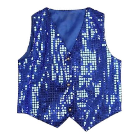 Festvest med Glimmer Unisex Farverige Børn Ærmeløs Sequin Vest - Perfekt