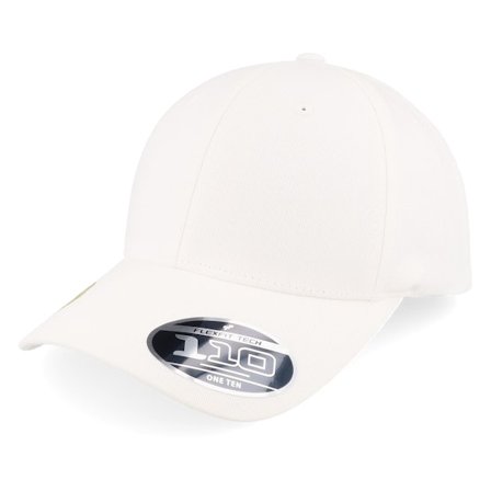 Flexfit - White adjustable Czapka Z Daszkiem - White Organic Cap 110 Adjustable @ Hatstore