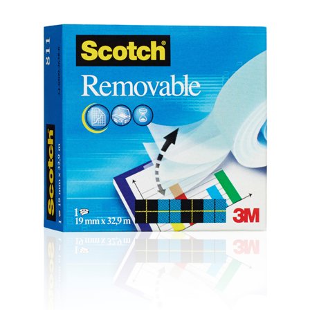 Scotch Tape 811 Removable mm x 33 m