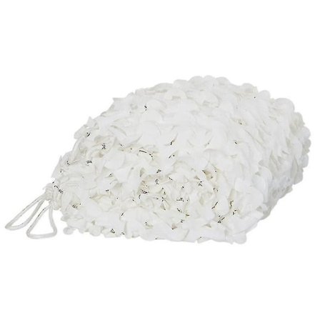 3 x 4 m kamouflage nät, vitt skogsnät, jaktnät