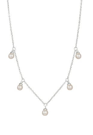 Drakenberg Sjölin Petite Pearl single full necklace Halsband Dam Silver ONESIZE