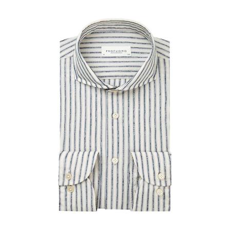 Profuomo Shirt , Blauw , Heren , Maat: S