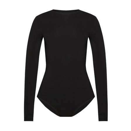 Maison Margiela Long-sleeved bodysuit Sort, Dame Bodystockings