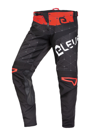 Crossbroek Eleveit X-TREME Zwart/Rood/Wit 28