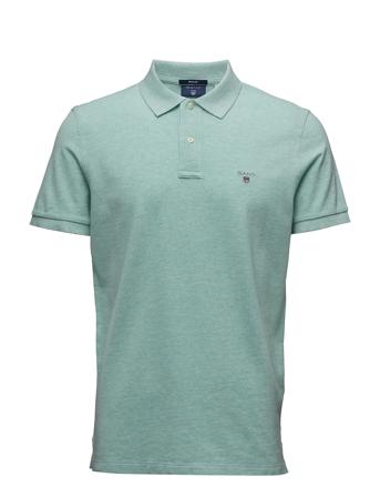 Original Pique Ss Rugger Polos Short-sleeved Grønn GANT
