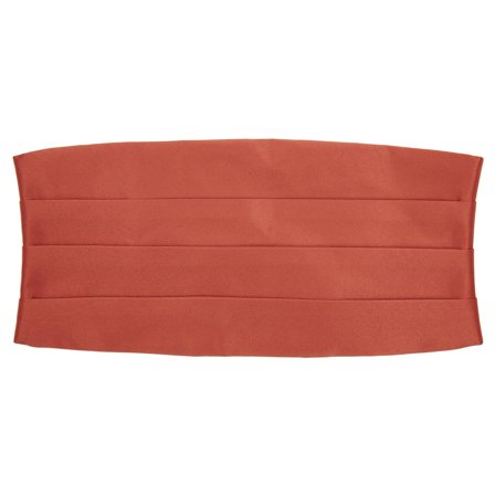 Terracotta Basic Cummerbund for Men - Cummerbunds