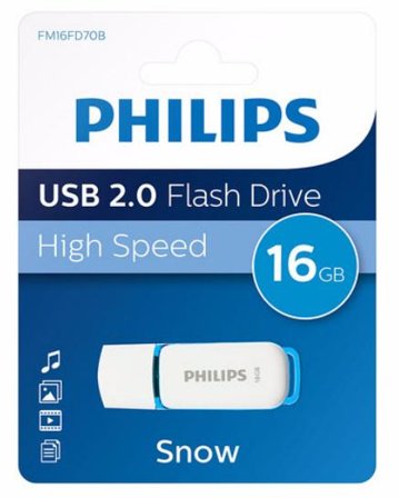 Philips FM16FD70B Snow edition 2.0 - USB-flashstasjon - 16 GB