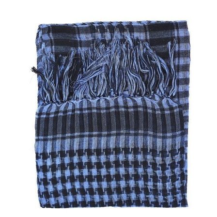 Palestinasjal blå och svart