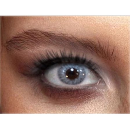 Kallgrå- linser för både mörka och ljusa ögon,med linsetui