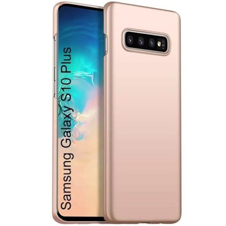 Skyddsskal - PROSHOP - Mjuk - Guld - Ultra-tunn silikon - Kompatibel med Samsung Galaxy S10 Plus