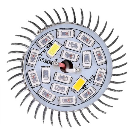 Täyden spektrin 18W 18 LED kasvivalo kukka kasvi hydroponinen kasvatuslamppu (E27)