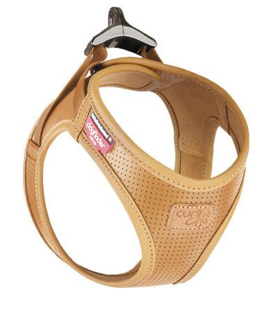 Curli - Harness Vegan Apple Leather Brown Small - Hund - Halsbånd - ZOO.no