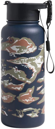 United by Blue Insulated Steel Bottle termospullo, 946 ml, Midnight Lakeside