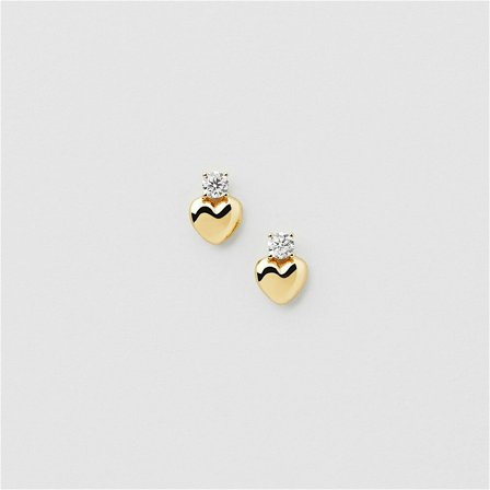 Hanne Heart Studs