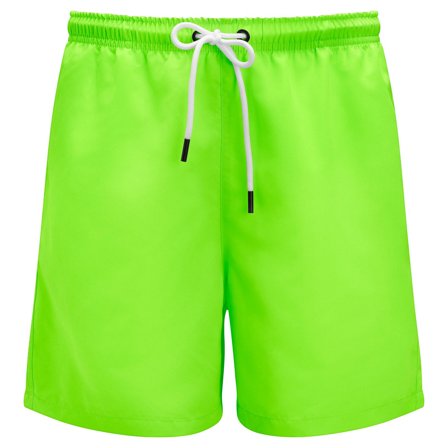 Short de bain vert fluo pour hommes - Shorts de bain