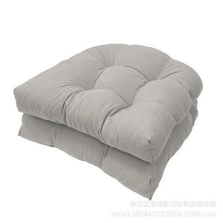 1 par 48 x 48 cm Hage Uteplass Rottingstol Vanntett Pute Tykk Myk Sofapute (FMY)