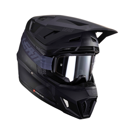 Kit Casco Cross Leatt Moto 7.5 V24 con Maschere Cross Stealth XL