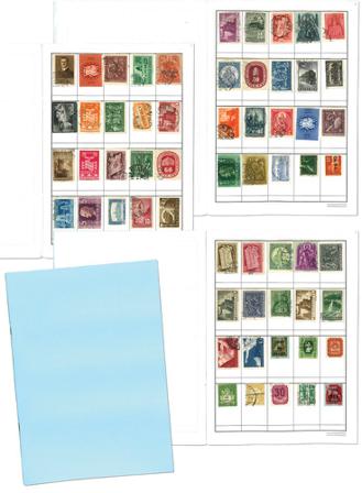 Ungarn - Udvalgshæfte med 500 forskellige frimærker fra før 1951 - Stemplet