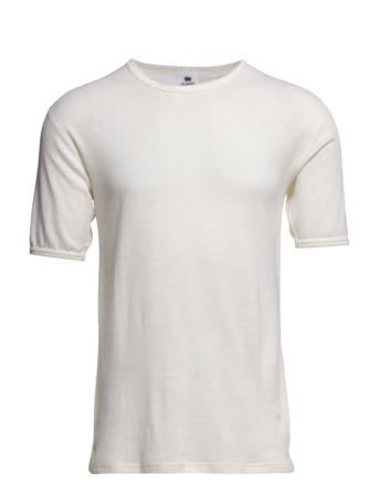 T-Shirts 1/4 Ærme Tops T-shirts Short-sleeved Cream Dovre