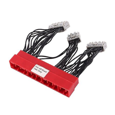 Bil OBD2A til OBD1 ECU Jumper Konverteringskabelsæt