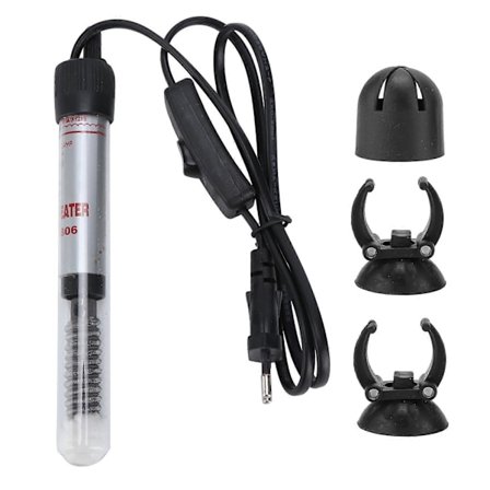 Senkbar akvarievarmer justerbar effekt for ferskvannsfisketank EU-plugg 220V 12W/25W