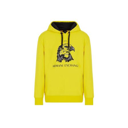 Armani Exchange Felpa 3lzmaq Zj5uz 1683 Gul, Herre Hættetrøjer