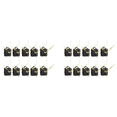 20 kpl sarja DIY hiljainen liike akseli kädet seinä kvartsi kelloliike mekanismi korjaustyökalut kello osa