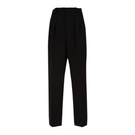 Moschino, Straight Trousers Czarny, Kobieta, Rozmiar: S