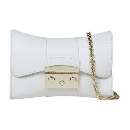 Furla, Shoulder Bags Wit, Dames, Maat:ONE Size,leer