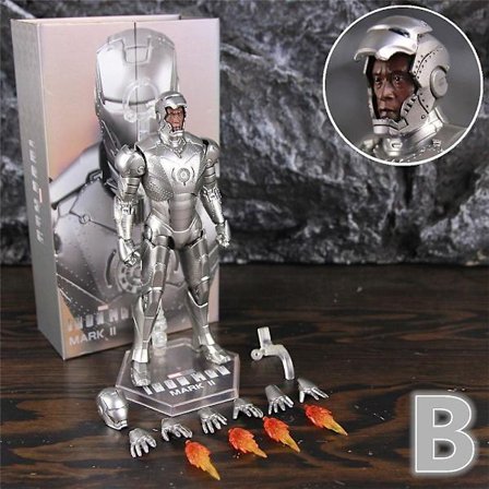 Zd Toys Marvel Iron Man Mk1 Mk2 Mk3 Mk4 Mk5 Mk6 Mk7 Mk42 Mk43 7" Film Actionfigur Iron-man Mark 1 2 3 4 5 6 7 42 43 Legends C