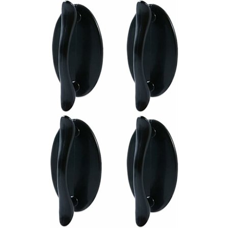 4-pack självhäftande handtag i plast
