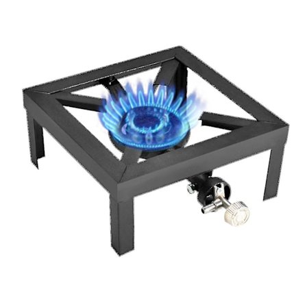 Bimirth Propan Gass Ryggsekk Kokeapparat Enkelt Brenner Campingkomfyr Utendørs Bærbar Terrasse Ny