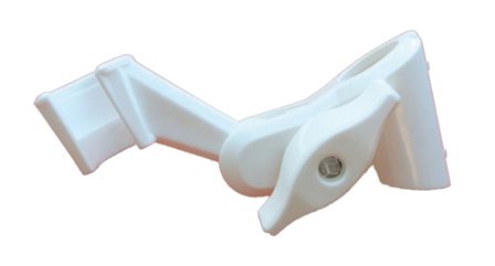 NGL 203 Glidled för handdusch vit, för cylindrisk mutter, Badrum