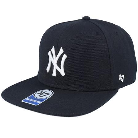 47 Brand - MLB Svart snapback Caps - Kids New York Yankees Lil Shot Captain Black Snapback @ Hatstore