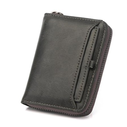 Retro Miesten Lyhyt Lompakko Business Seteliklipsi Monitoiminen Suuri Setelipaikka