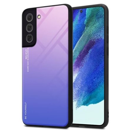 Fodral till Samsung Galaxy S22 PLUS Skal i ROSA - BLÅT Fodral Skydd tvåfärgat TPU