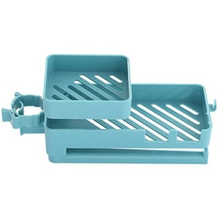 Sovsal Kök Hushållsartiklar Dagliga Nödvändigheter Hylla Badrumstillbehör (Blå)