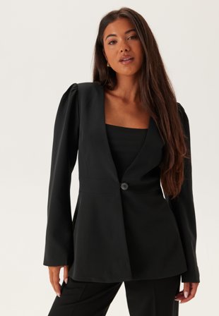 VILA-Virasa L/S SINCHED WAIST BLAZE-40