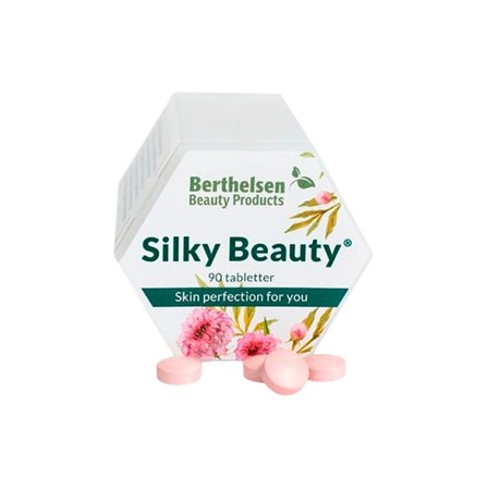 Berthelsen Silky Beauty 90 tabl., Helse & Madvarer, Hud, Hår & Negle, Kosttilskud Til Huden